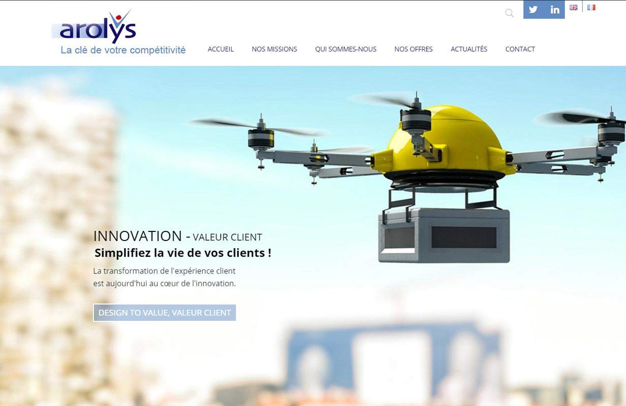 A brand new website for AROLYS